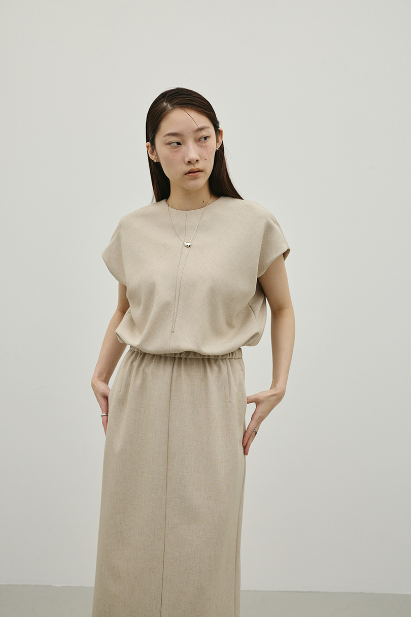 リネンミックスボクシーワンピース 詳細画像 BEG 7