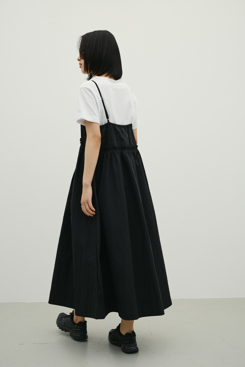 ギャザーVキャミワンピース 詳細画像 BLK 7