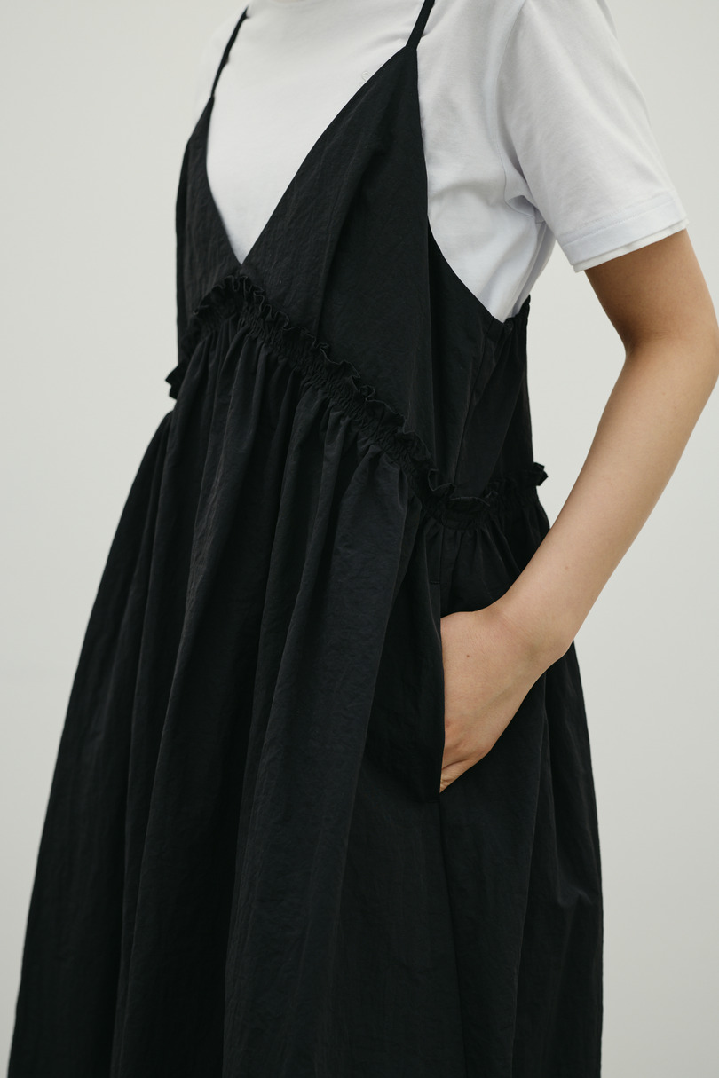 ギャザーVキャミワンピース 詳細画像 BLK 9