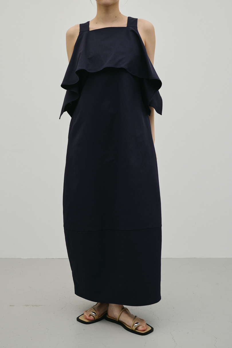 フリルコクーンワンピース