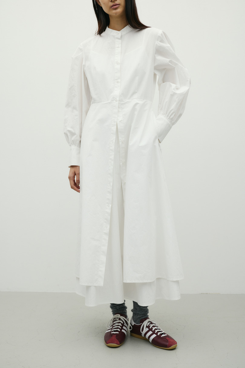 レイヤードシャツワンピース 詳細画像 WHT 3