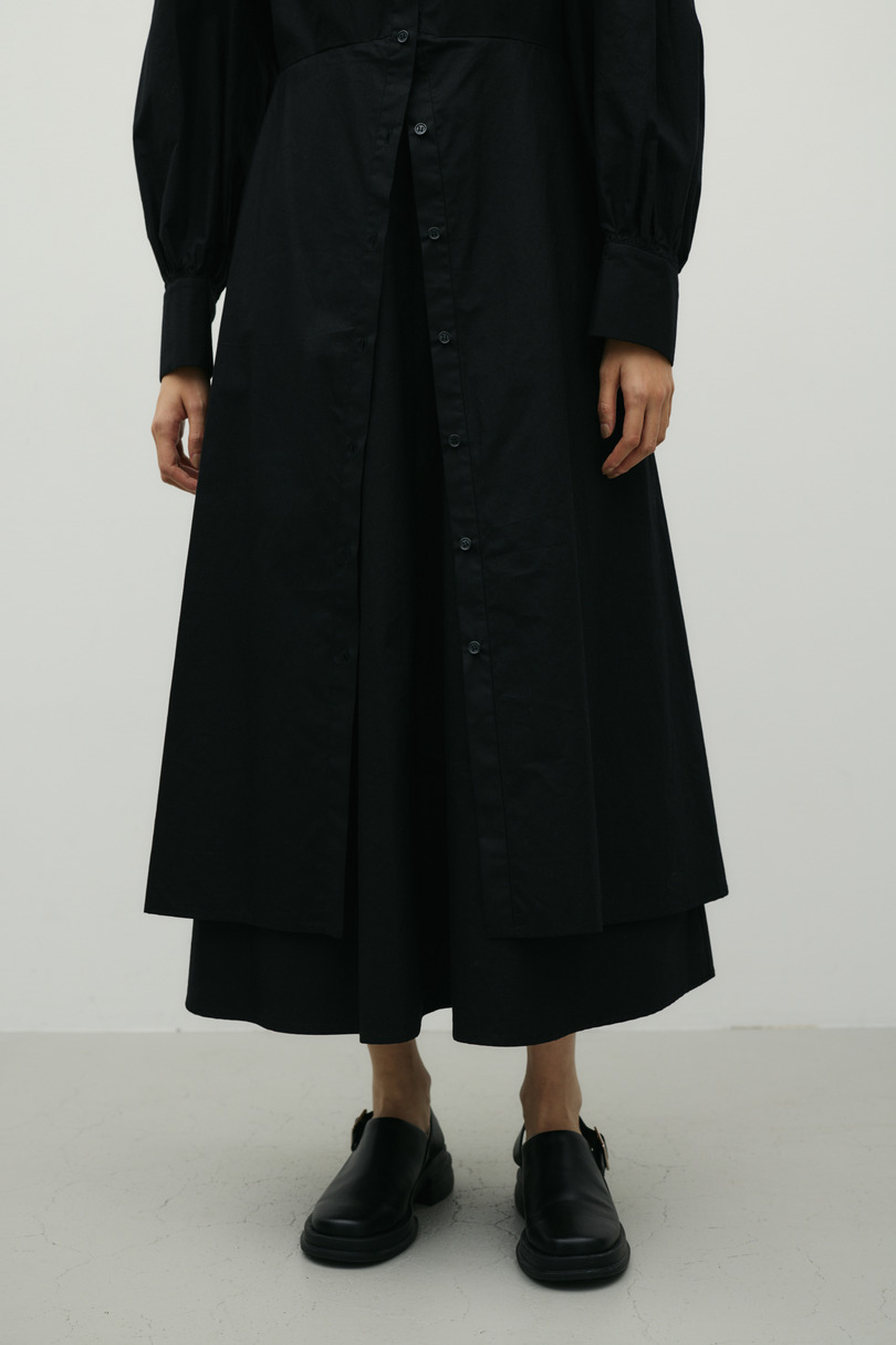 レイヤードシャツワンピース 詳細画像 BLK 11