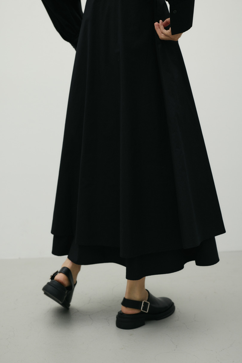 レイヤードシャツワンピース 詳細画像 BLK 12