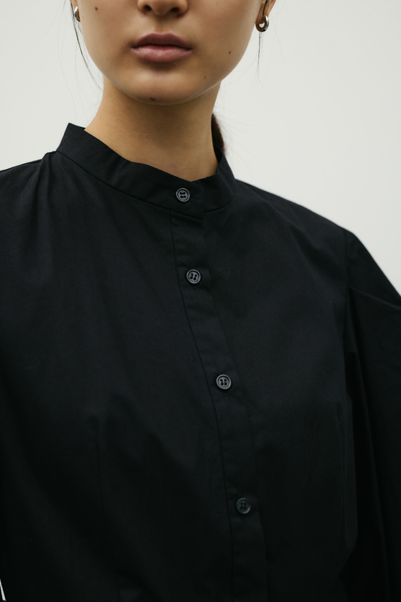 レイヤードシャツワンピース 詳細画像 BLK 7