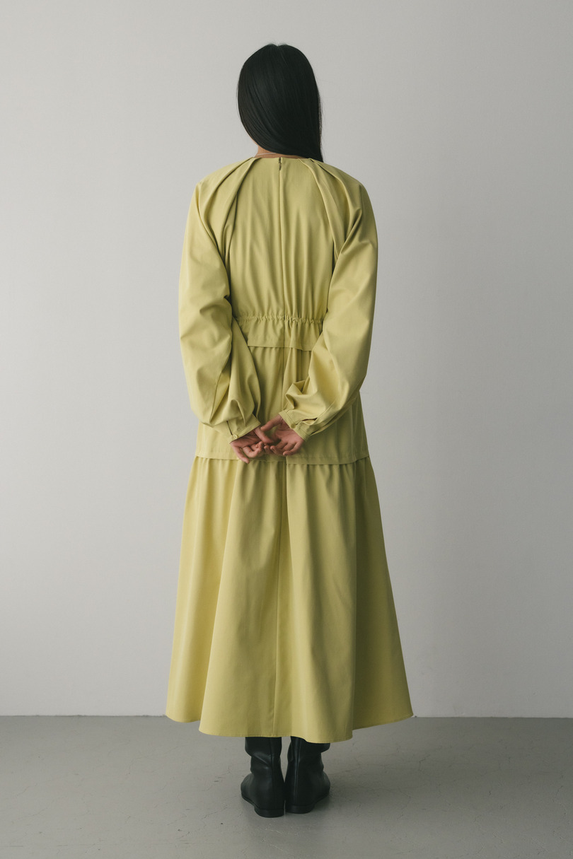 ウエストドロストティアードワンピース 詳細画像 YEL 7