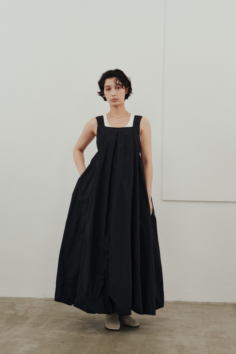 ACTIVE撥水UVバルーンワンピース 詳細画像 BLK 5