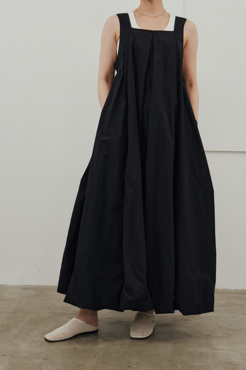 ACTIVE撥水UVバルーンワンピース 詳細画像 BLK 7