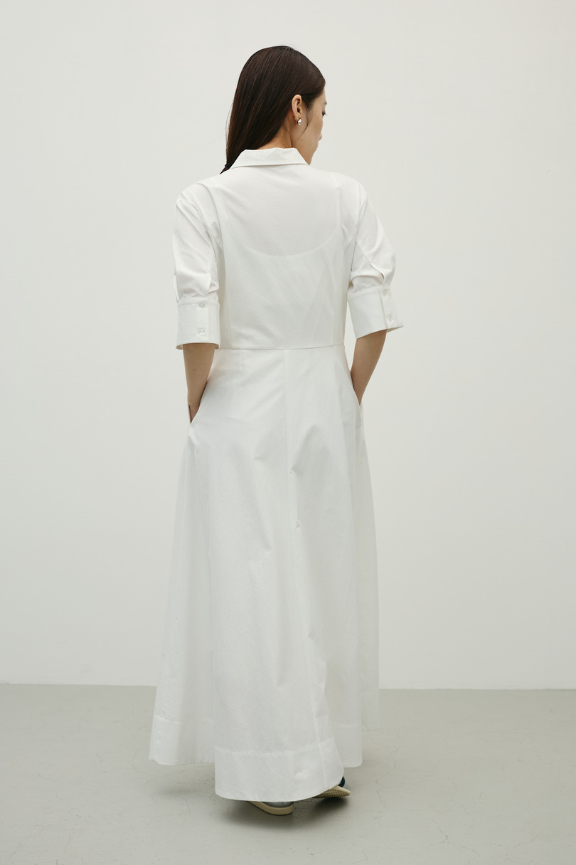 フレアマキシシャツワンピース 詳細画像 WHT 10