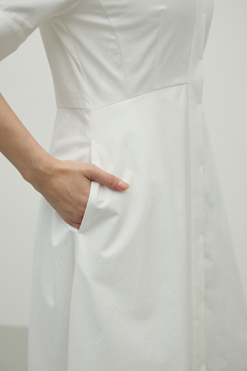 フレアマキシシャツワンピース 詳細画像 WHT 13