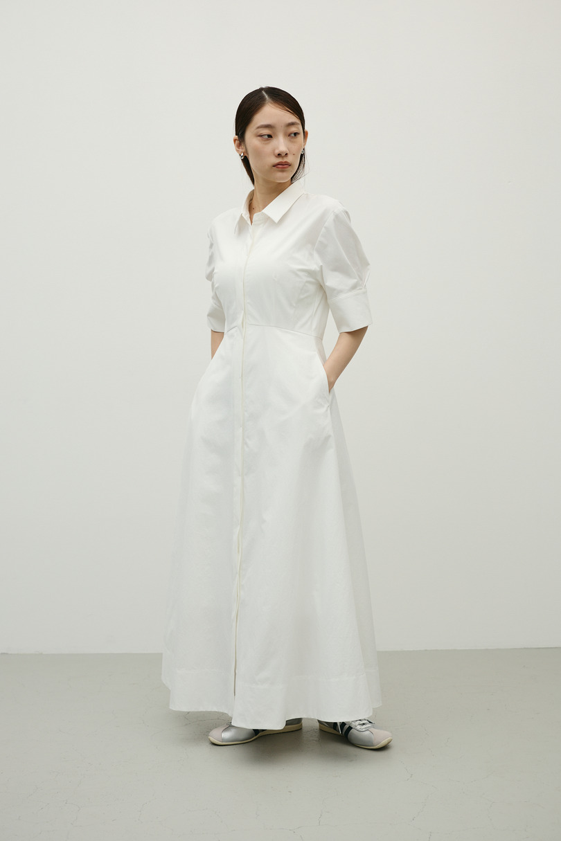 フレアマキシシャツワンピース 詳細画像 WHT 5