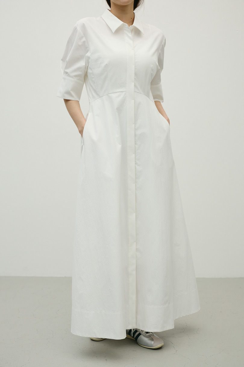 フレアマキシシャツワンピース 詳細画像 WHT 7