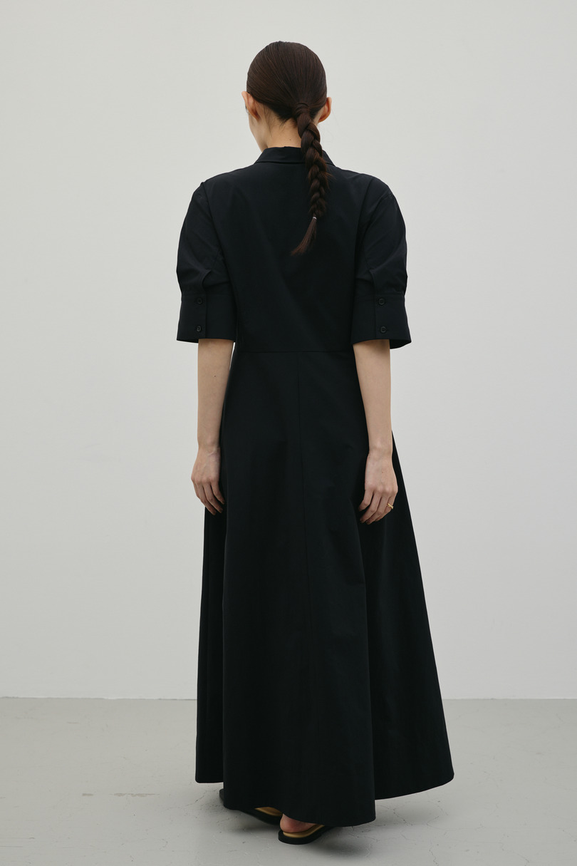 フレアマキシシャツワンピース 詳細画像 BLK 5