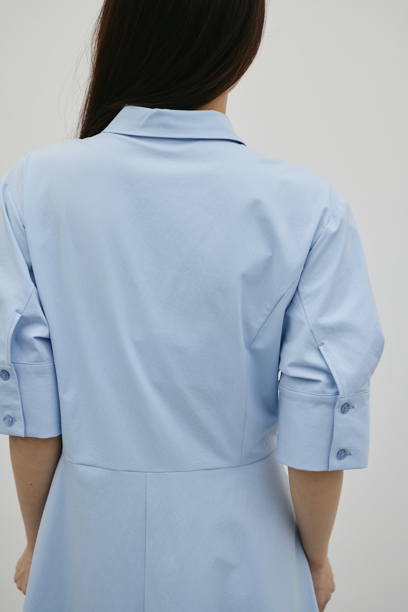 フレアマキシシャツワンピース 詳細画像 SAX 11