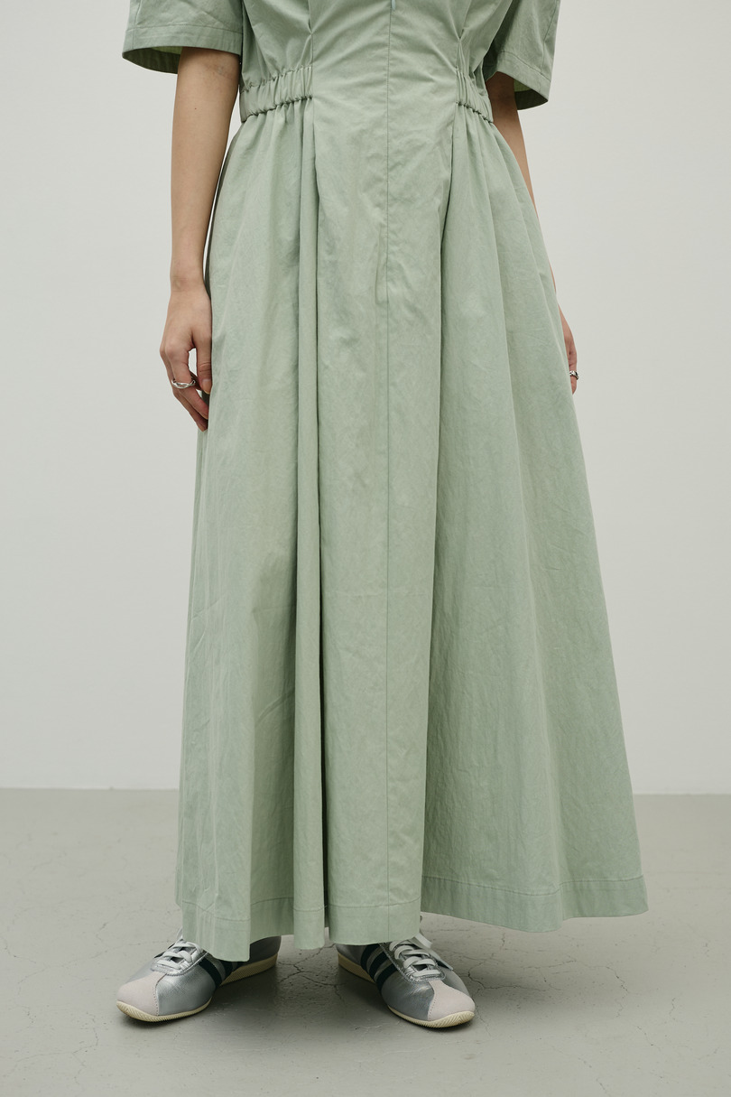 ウエストギャザーシャツワンピース 詳細画像 MINT 10