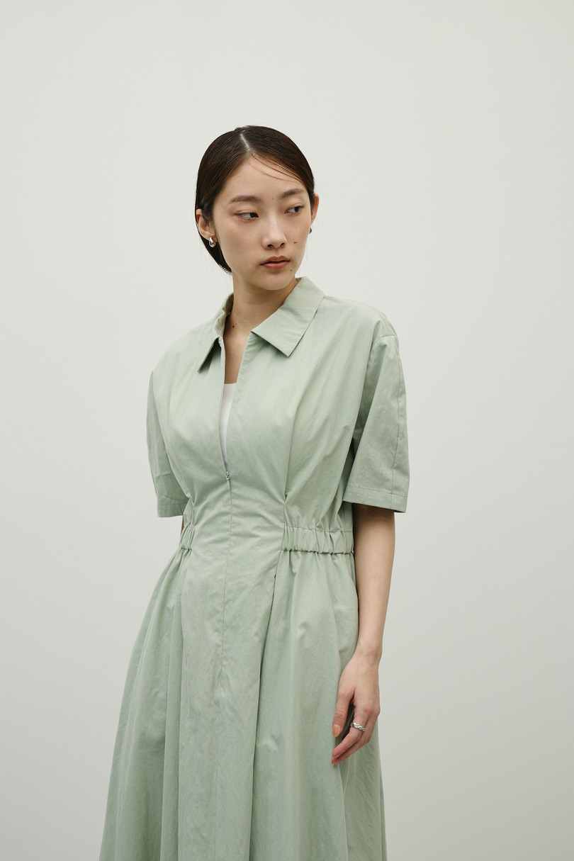 ウエストギャザーシャツワンピース 詳細画像 MINT 5