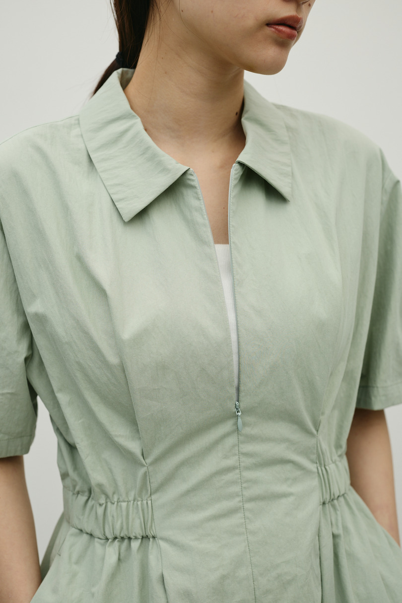 ウエストギャザーシャツワンピース 詳細画像 MINT 7