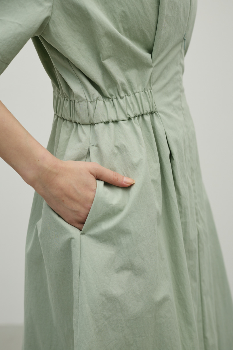 ウエストギャザーシャツワンピース 詳細画像 MINT 9