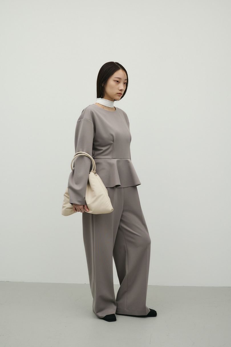 ペプラムフリルオールインワン 詳細画像 GRY 2