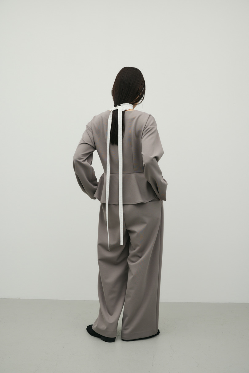 ペプラムフリルオールインワン 詳細画像 GRY 4