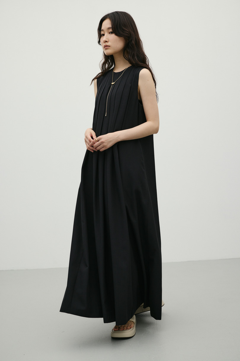 ワイドプリーツワンピース 詳細画像 BLK 6
