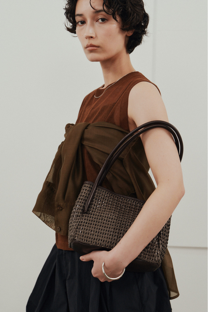 メッシュスクエアバッグ 詳細画像 BRN 2