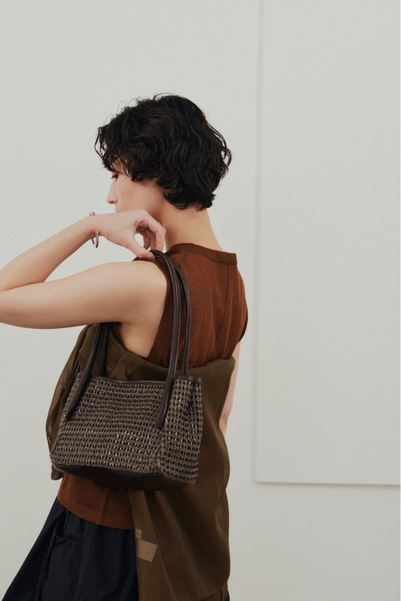 メッシュスクエアバッグ 詳細画像 BRN 3