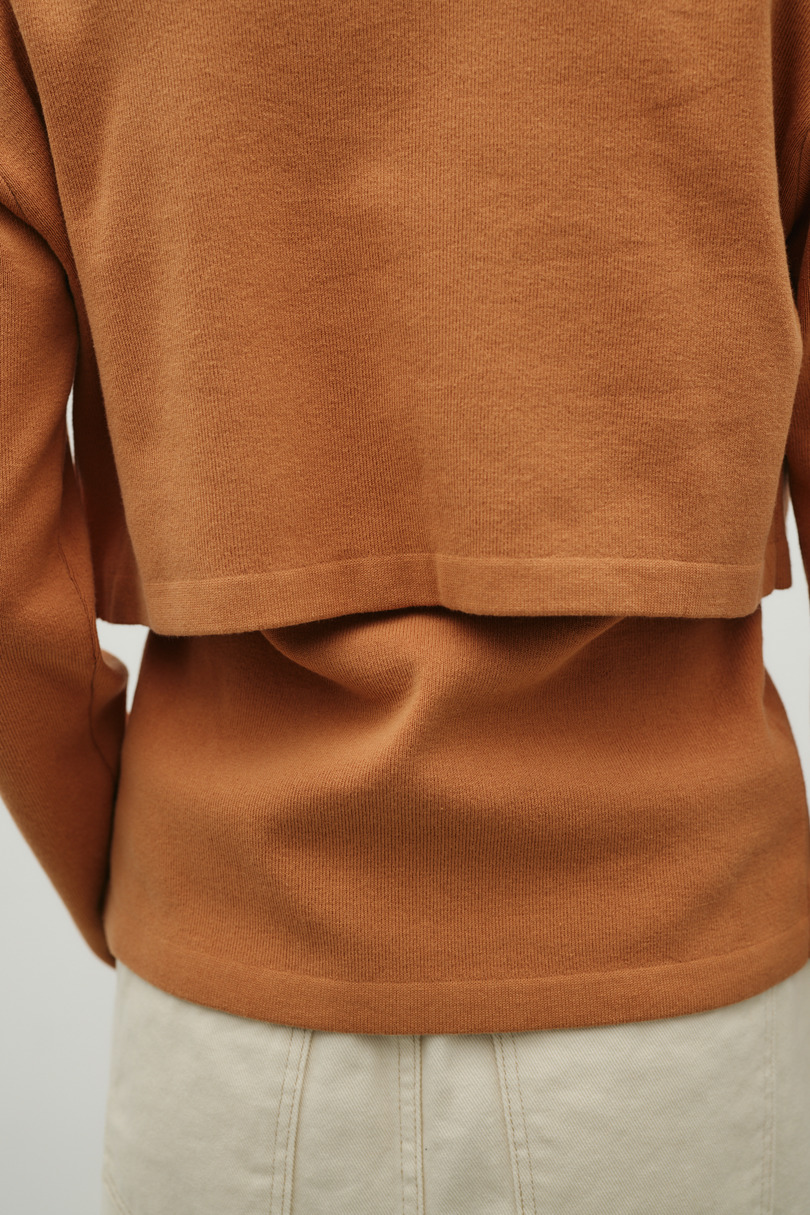 レイヤードニットカーデ 詳細画像 ORG 10