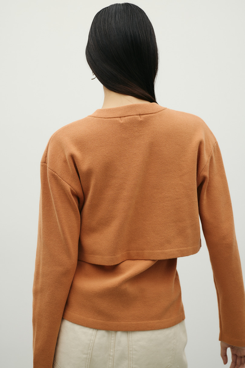 レイヤードニットカーデ 詳細画像 ORG 4