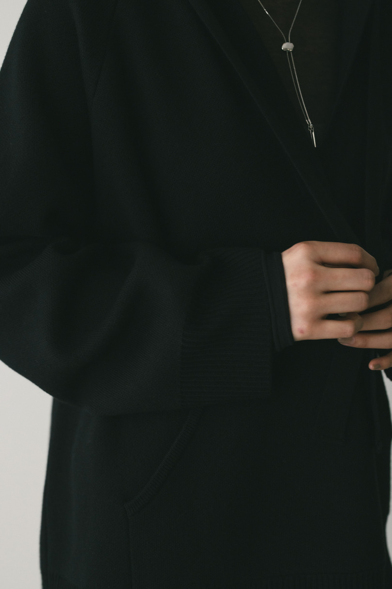 ルーズニットフーディー 詳細画像 BLK 7