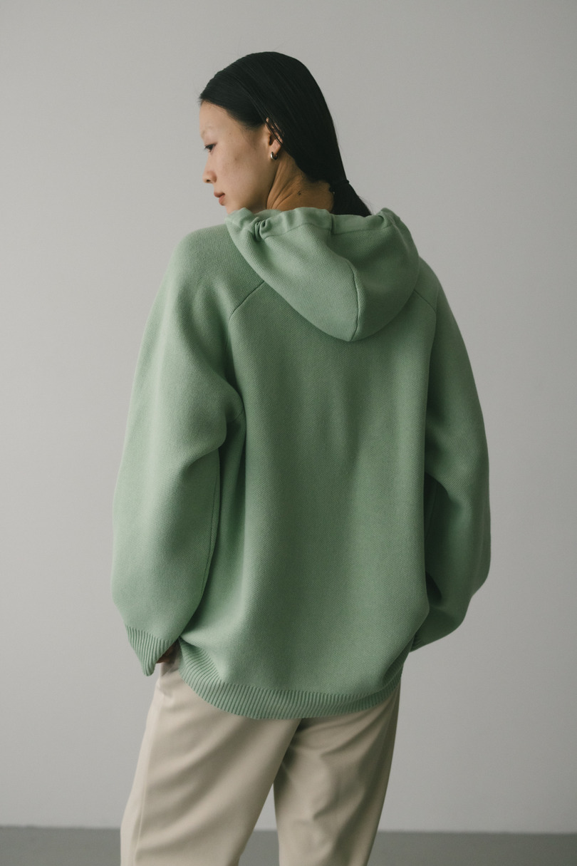 ルーズニットフーディー 詳細画像 GRN 3