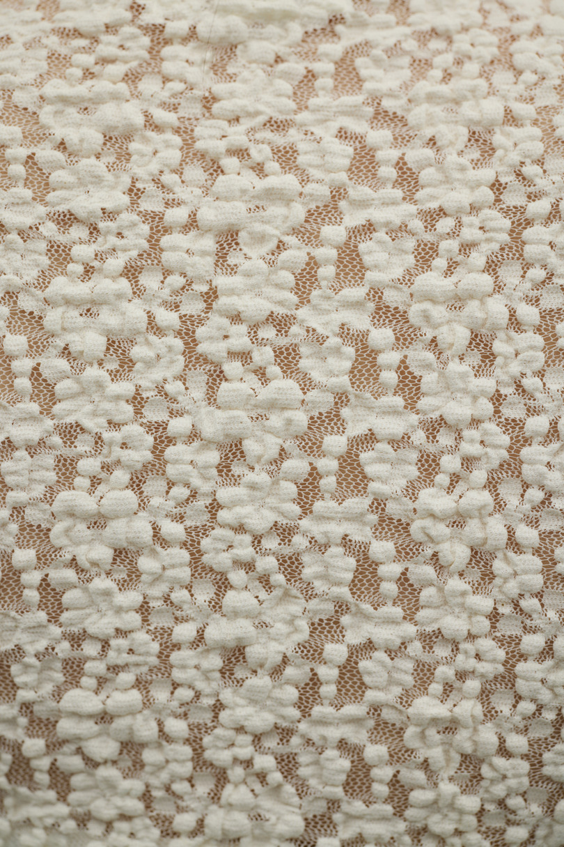 タックショルダーレースカーデ 詳細画像 IVOY 12