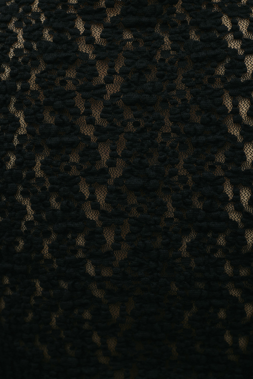 タックショルダーレースカーデ 詳細画像 BLK 12