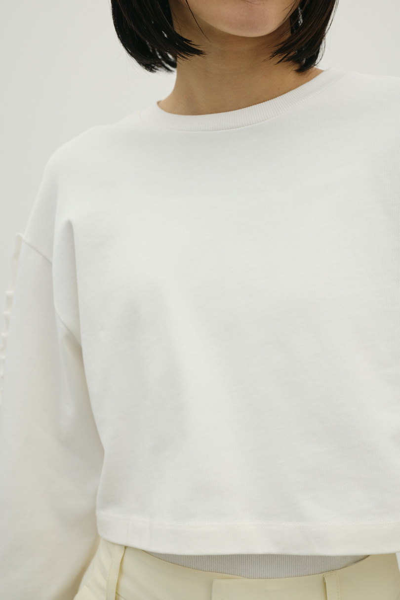 フリルスリーブカットトップ 詳細画像 WHT 10