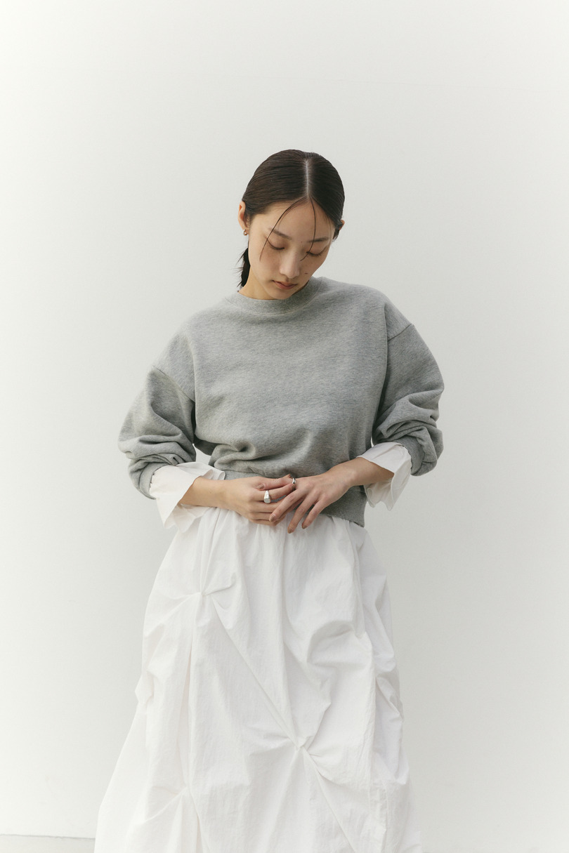 フリルカフスウェットトップ 詳細画像 GRY 3