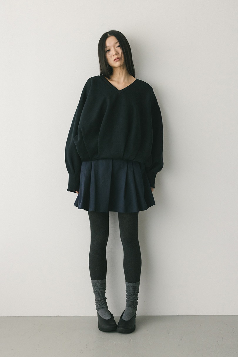 Vネックフォルムダンボールトップ 詳細画像 BLK 3