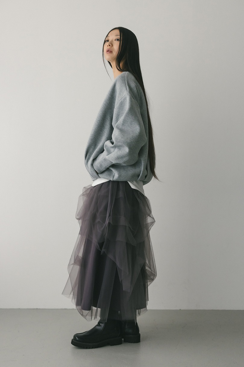 Vネックフォルムダンボールトップ 詳細画像 GRY 2