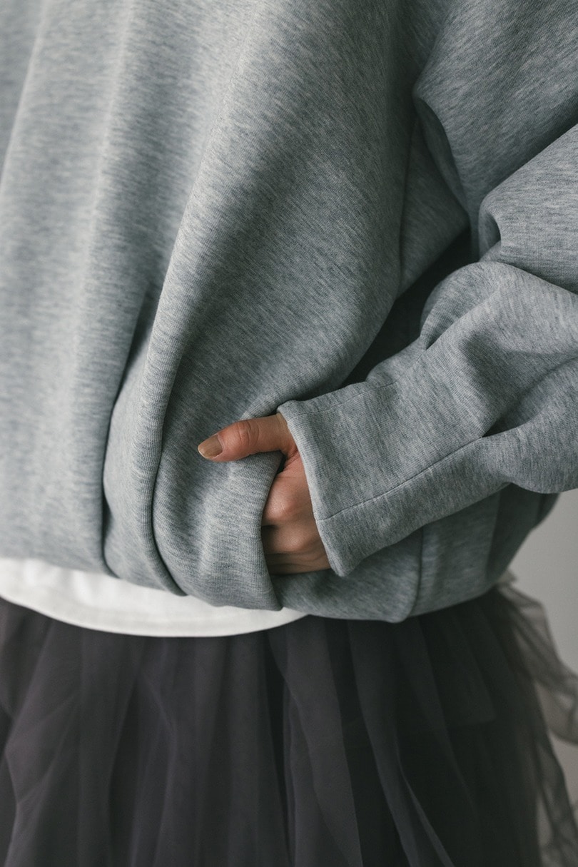 Vネックフォルムダンボールトップ 詳細画像 GRY 6