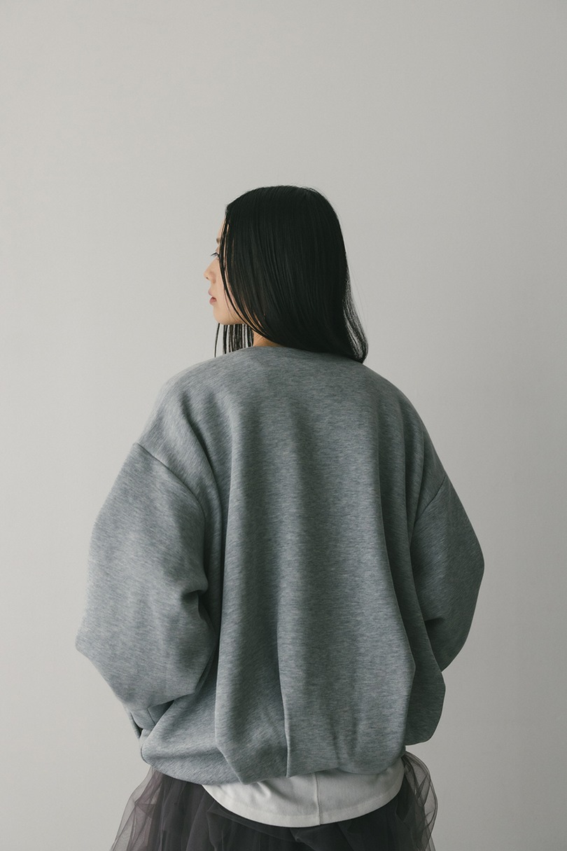 Vネックフォルムダンボールトップ 詳細画像 GRY 8