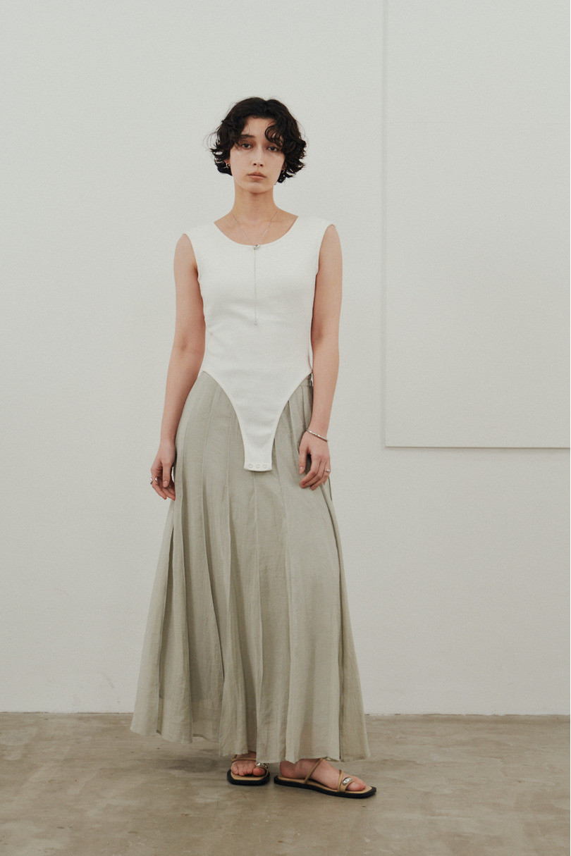 バックオープンボディスーツ 詳細画像 WHT 3