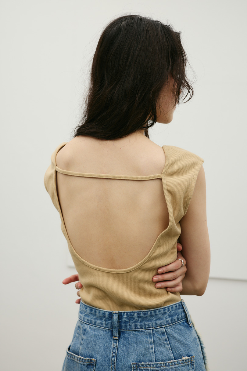 バックオープンボディスーツ 詳細画像 BEG 16