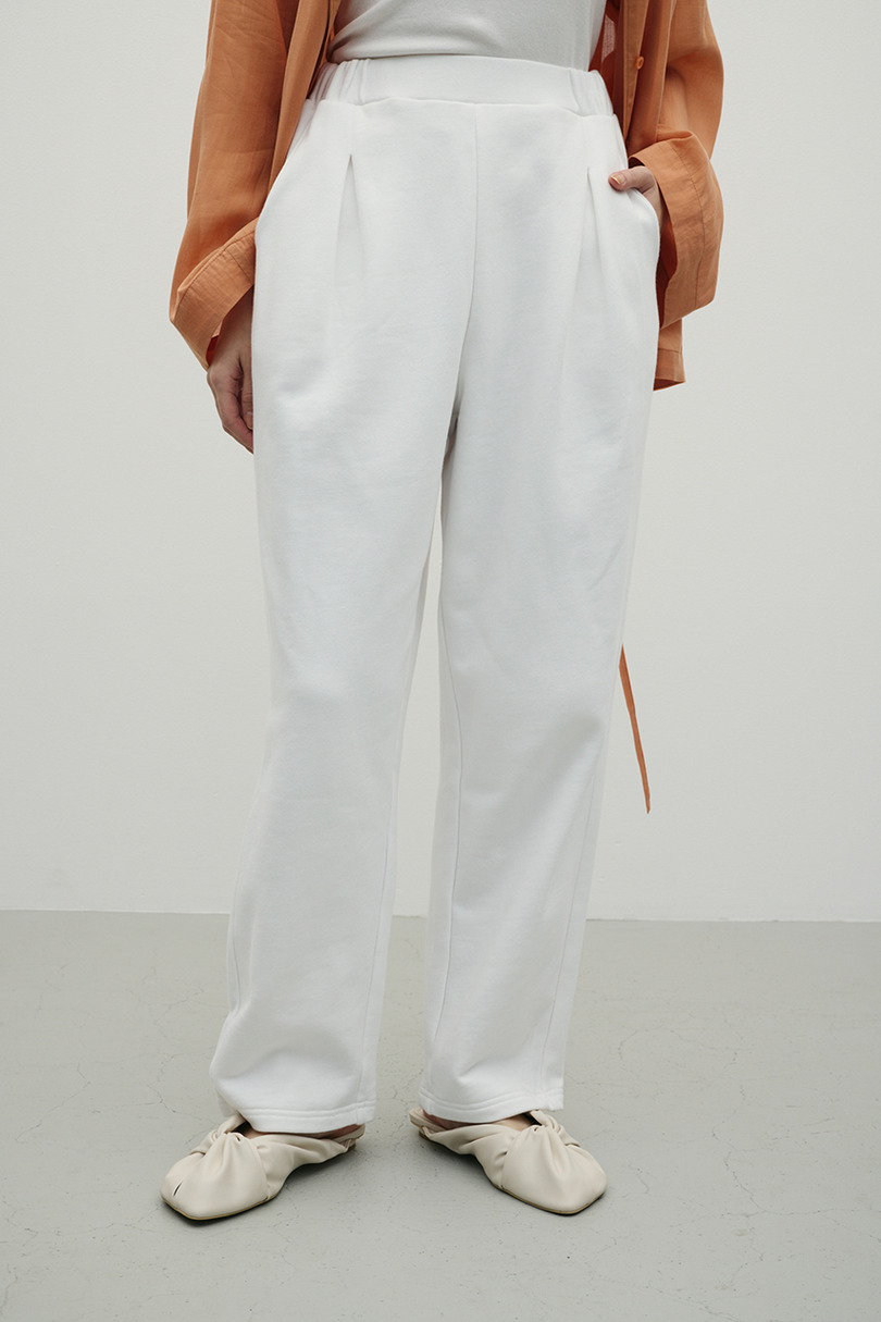 タックバレルスウェットパンツ