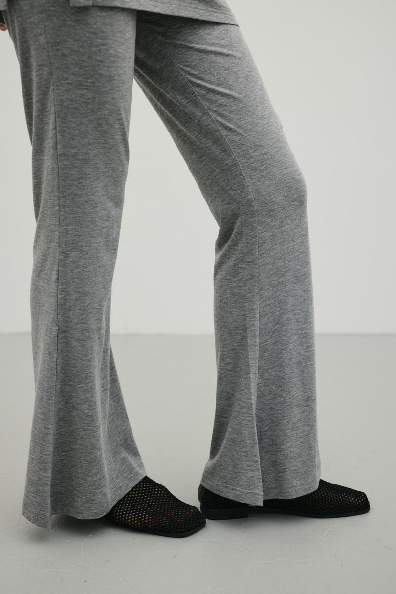 レイヤードカットフレアパンツ 詳細画像 GRY 12