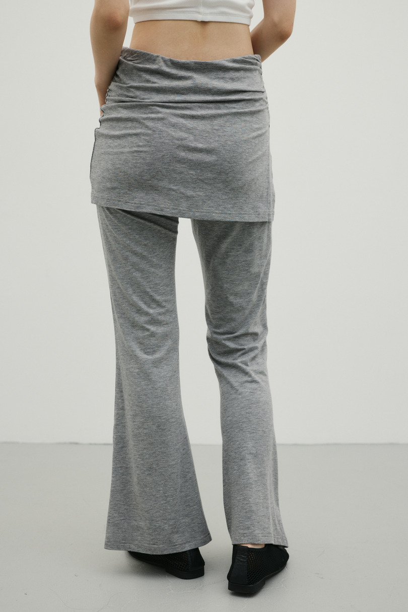 レイヤードカットフレアパンツ 詳細画像 GRY 8