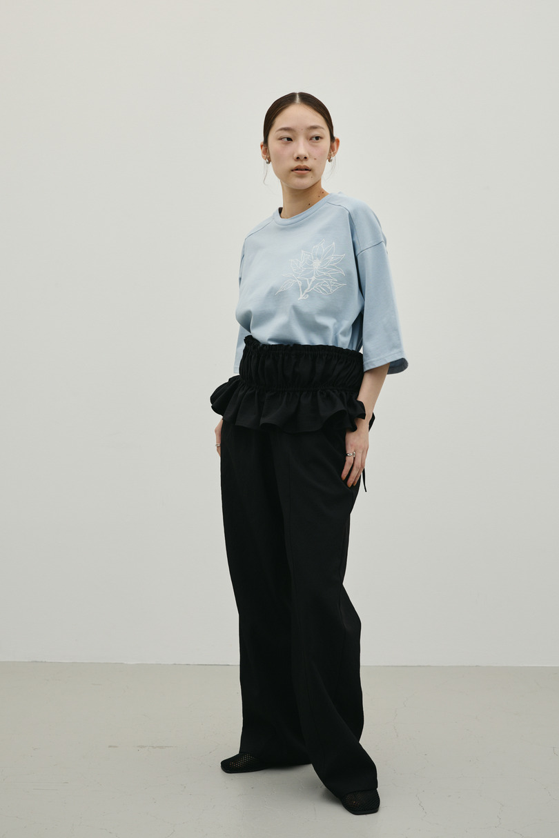 フロッキープリントフラワーT 詳細画像 SAX 4