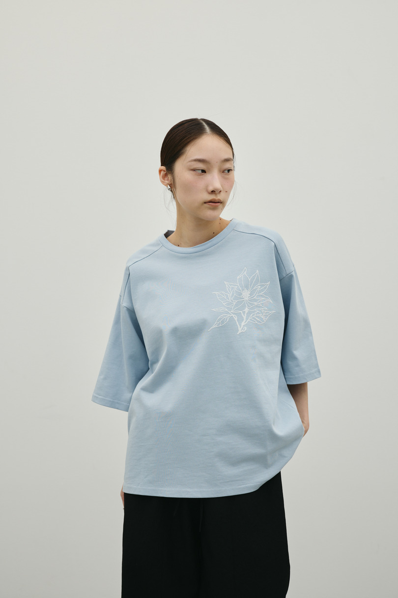 フロッキープリントフラワーT 詳細画像 SAX 5