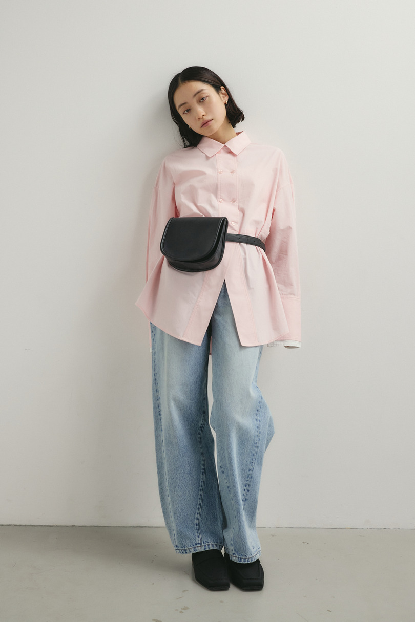 カッティングレイヤードカフスシャツ 詳細画像 PNK 2