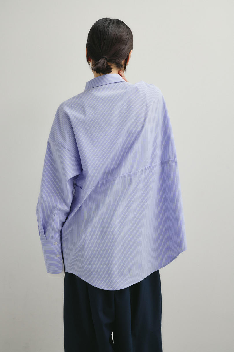 カッティングレイヤードカフスシャツ 詳細画像 柄BLU 6