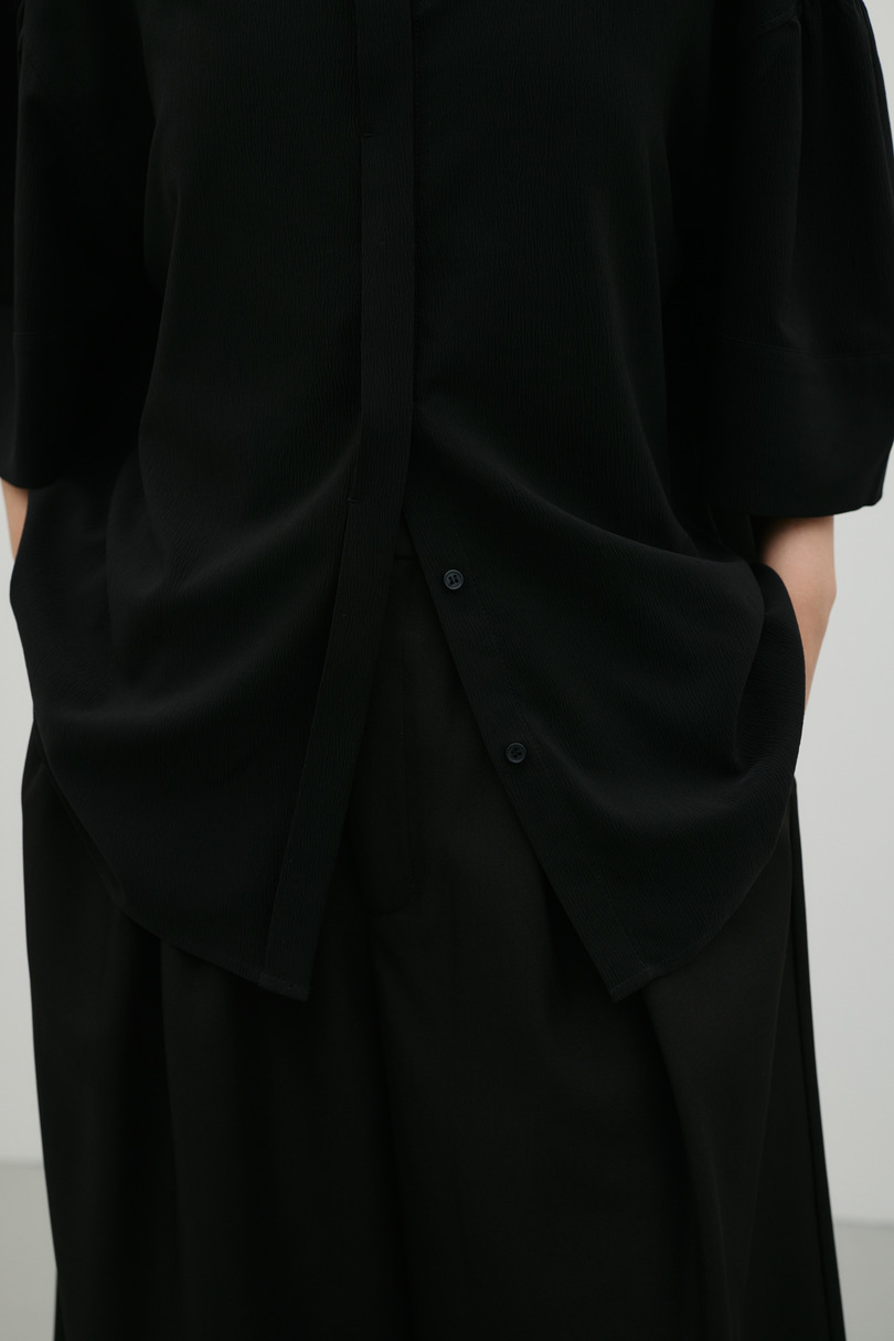 ニュアンスギャザースリーブシャツ 詳細画像 BLK 6