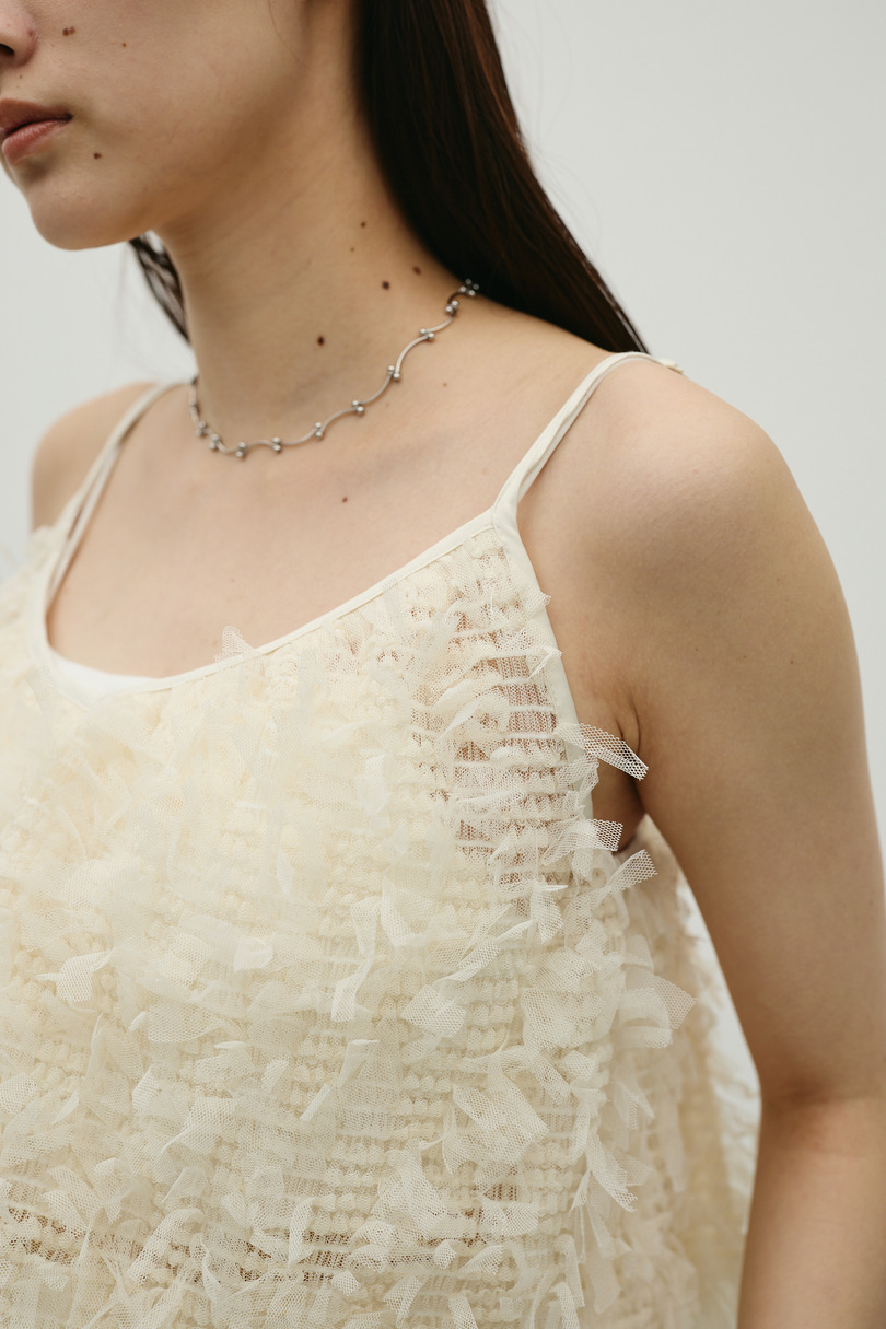 チュールフリルキャミ 詳細画像 IVOY 15