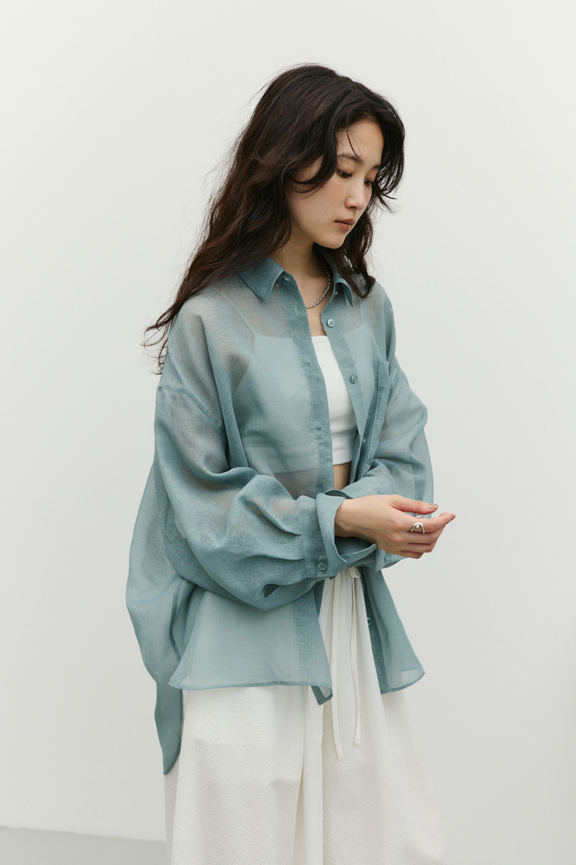2WAYシアーシャツ 詳細画像 GRN 8
